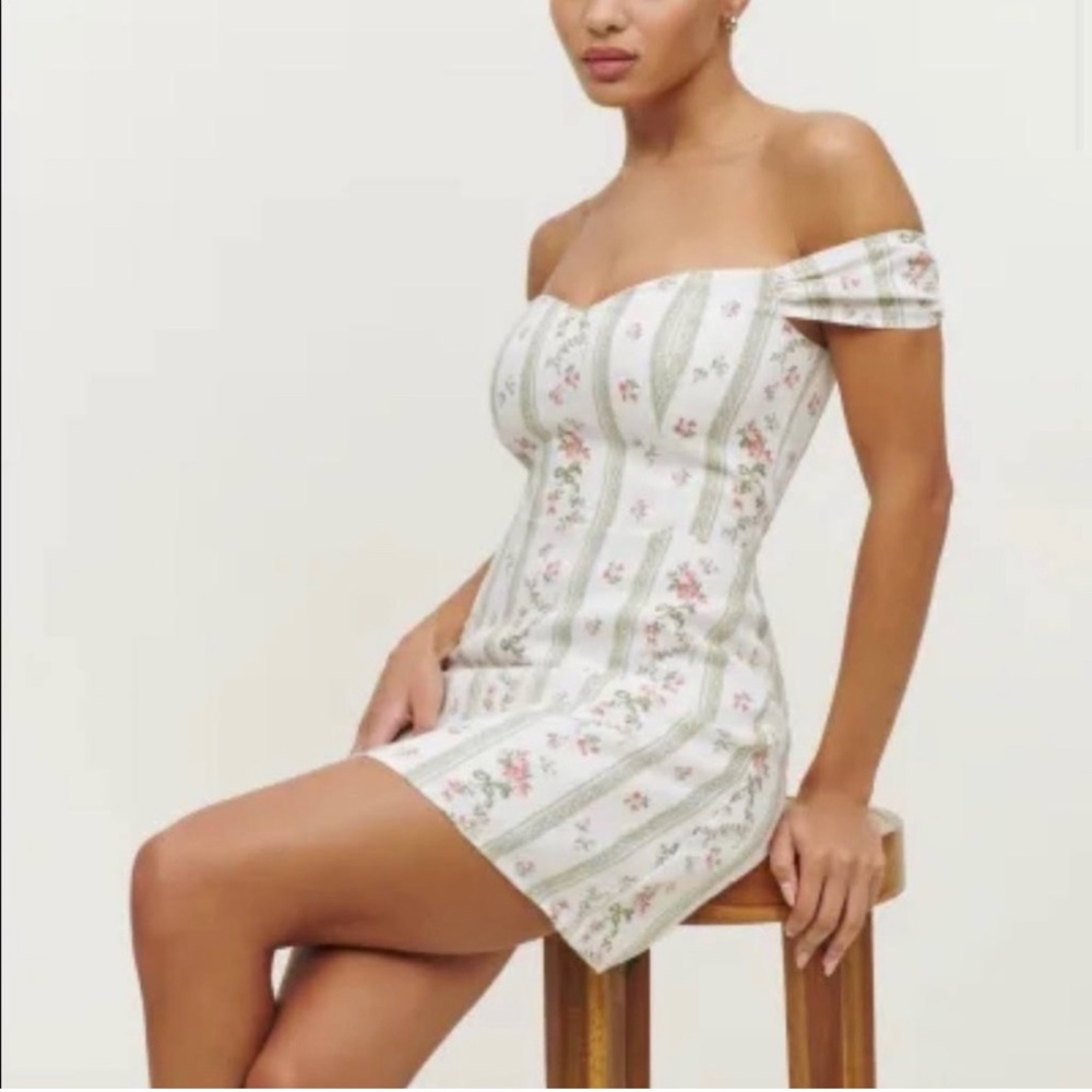 NWT Reformation Gavina Linen Dress